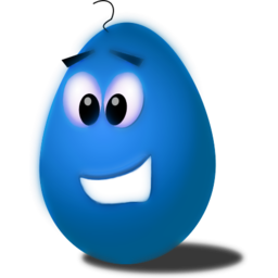 Download free blue food egg icon